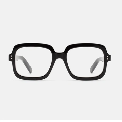 Shop Retrosuperfuture Numero 103 Nero Eyeglasses