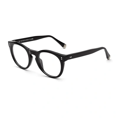 Shop Retrosuperfuture Super Numero 28 Eyeglasses In Black