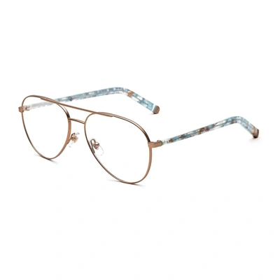Shop Retrosuperfuture Super Numero 34 Eyeglasses In Rose Gold