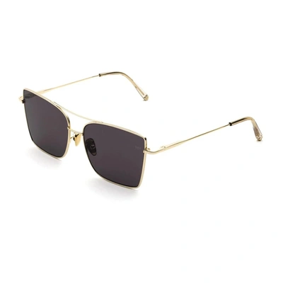 Shop Retrosuperfuture Super Riva Sunglasses In Gold