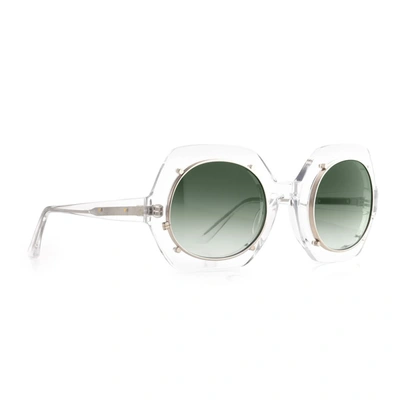 Shop Robert La Roche Fertig Rlr S283 Sunglasses In Transparent