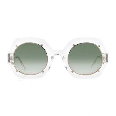 Shop Robert La Roche Fertig Rlr S283 Sunglasses In Transparent