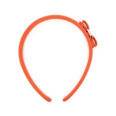 Shop Ferragamo Salvatore  Hair Accessories In Orange