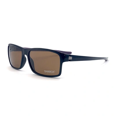 Shop Starck Pl 1033 Sunglasses In Black