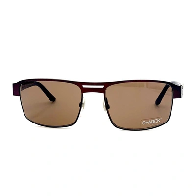 Shop Starck Pl 1250 Sunglasses In Brown