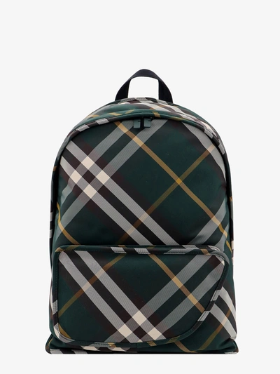 Shop Burberry Backpack In Green
