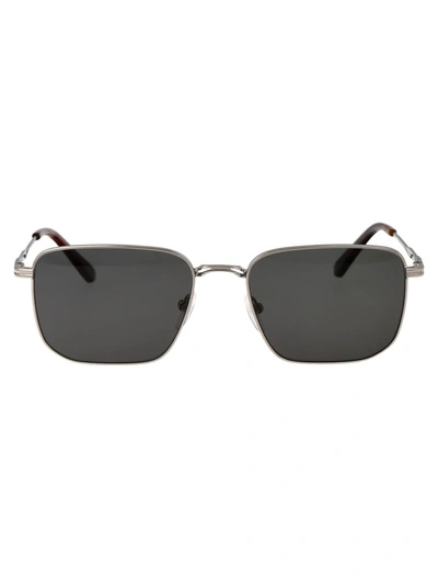 Shop Calvin Klein Sunglasses In 045 Silver