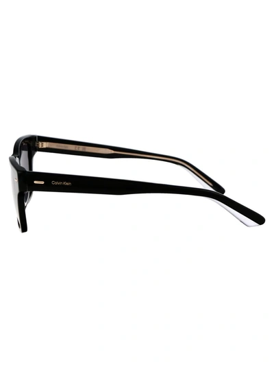 Shop Calvin Klein Sunglasses In 001 Black
