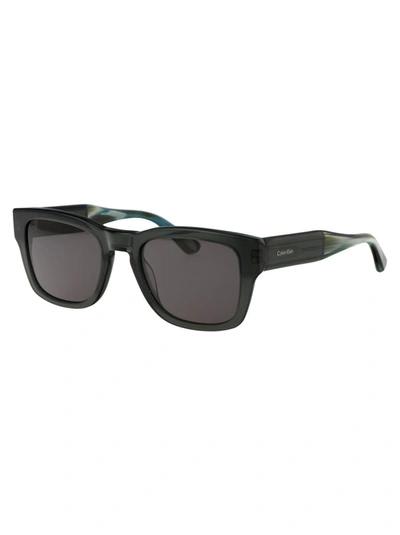 Shop Calvin Klein Sunglasses In 035 Grey