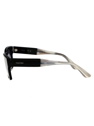 Shop Calvin Klein Sunglasses In 001 Black