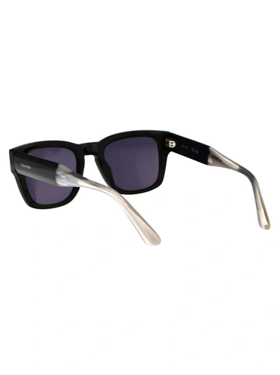 Shop Calvin Klein Sunglasses In 001 Black