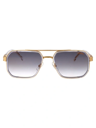 Shop Carrera Sunglasses In Rejfq Crys Gold