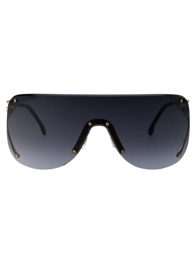 Shop Carrera Sunglasses In Rhl9o Gold Blck