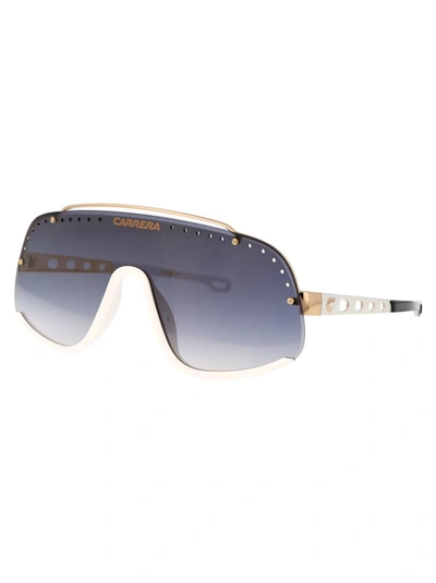 Shop Carrera Sunglasses In Ky21v Blue Gold