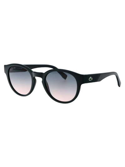 Shop Lacoste Sunglasses In 300 Green