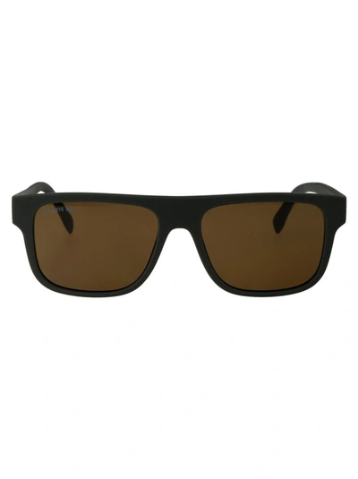 Shop Lacoste Sunglasses In 275 Khaki