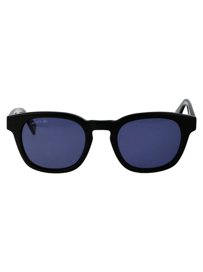 Shop Lacoste Sunglasses In 001 Black