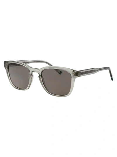 Shop Lacoste Sunglasses In 038 Light Grey