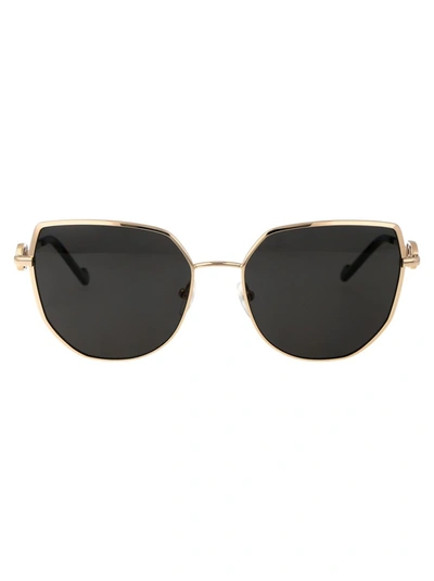Shop Liu •jo Liu Jo Sunglasses In 716 Gold
