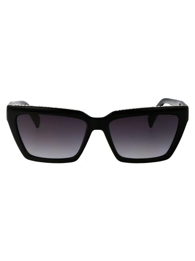 Shop Liu •jo Liu Jo Sunglasses In 001 Black