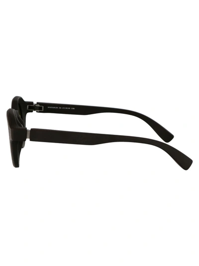 Shop Mykita Sunglasses In 355 Md22-ebony Brown Green Solid