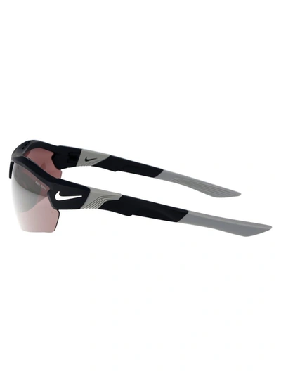 Shop Nike Sunglasses In 451 Obsidian White Bleu Fonce Blanc
