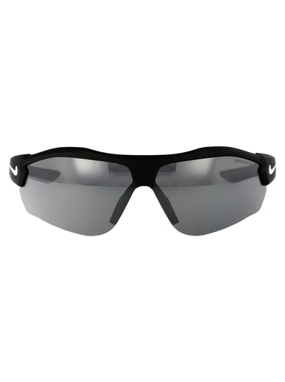 Shop Nike Sunglasses In 010 Black/ White Noir/blanc