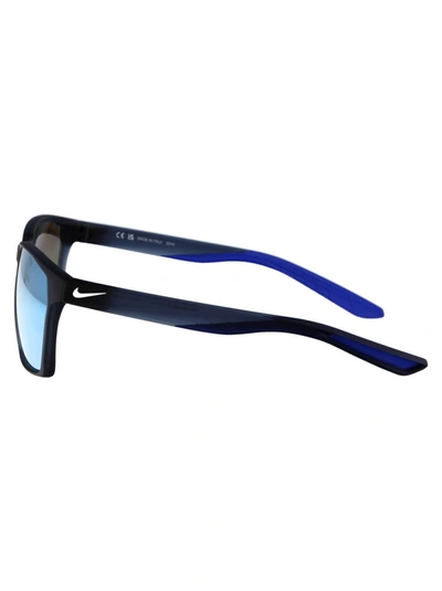 Shop Nike Sunglasses In 410 Midnight Navy Bleu