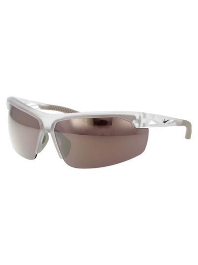 Shop Nike Sunglasses In 900 Road Tint Matte Clear