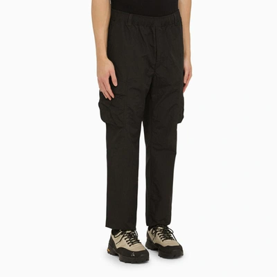 Shop Parajumpers Edmund Nylon Trousers In Black