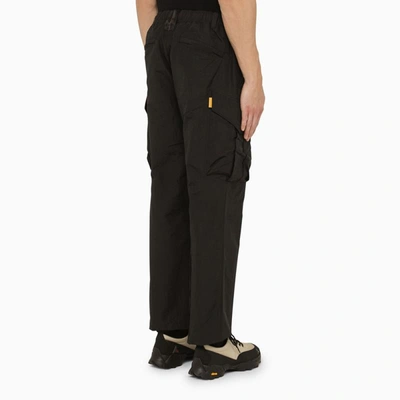 Shop Parajumpers Edmund Nylon Trousers In Black