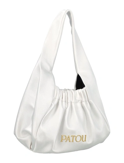 Shop Patou Le Biscuit Bag In White