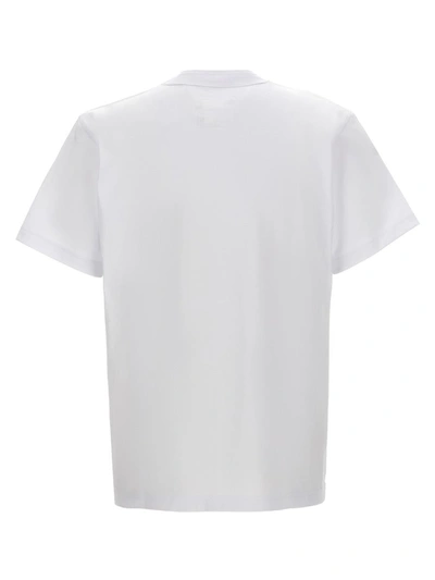 Shop Sacai T-shirt  X Carhartt Wip In White