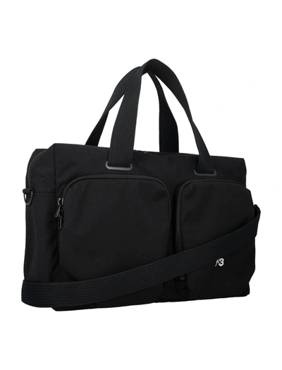 Shop Y-3 Adidas Holdall Bag In Black