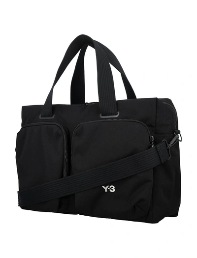 Shop Y-3 Adidas Holdall Bag In Black