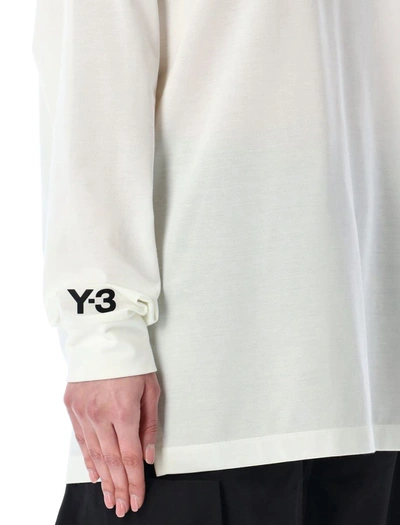 Shop Y-3 Adidas 3-stripes T-shirt In White