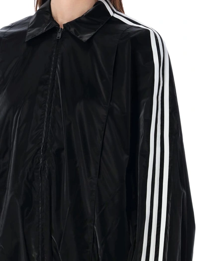 Shop Y-3 Adidas 3-stripes Windbreaker In Black