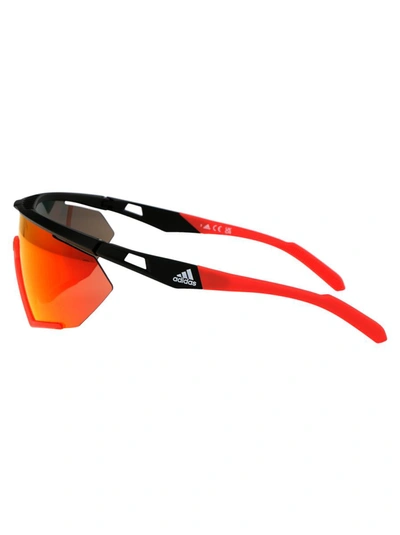 Shop Adidas Originals Adidas Sunglasses In 05l Nero/altro/roviex Specchiato