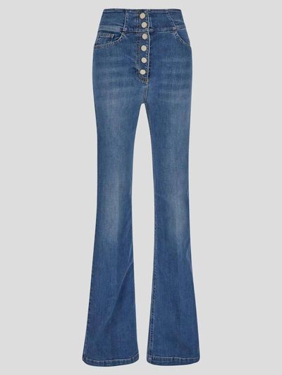 Shop Elisabetta Franchi Jeans In Bluevintage
