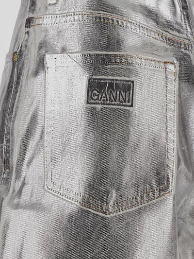 Shop Ganni Jeans In Brightwhite