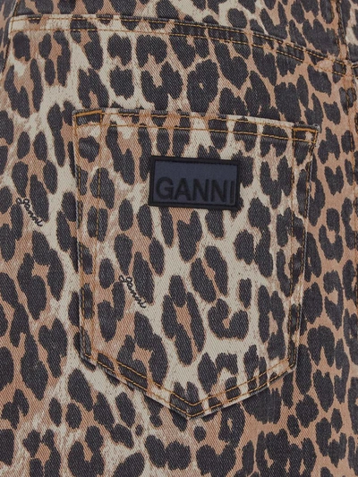 Shop Ganni Skirts In Brown