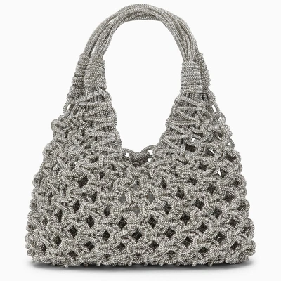 Shop Hibourama Silver Vannifique Small Bag With In Metal