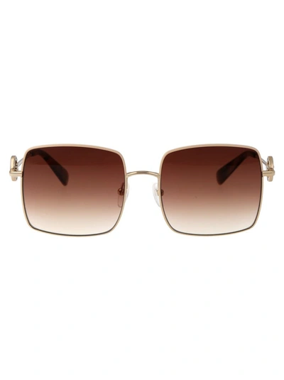 Shop Longchamp Sunglasses In 748 Gold
