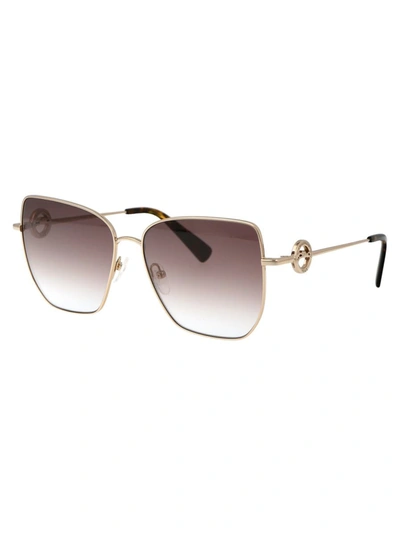 Shop Longchamp Sunglasses In 724 Gold