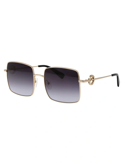 Shop Longchamp Sunglasses In 753 Gold