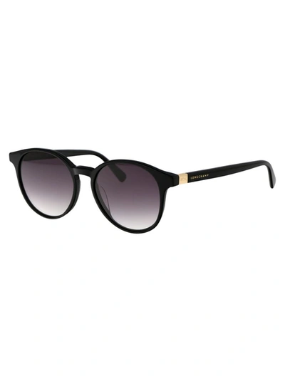 Shop Longchamp Sunglasses In 001 Black