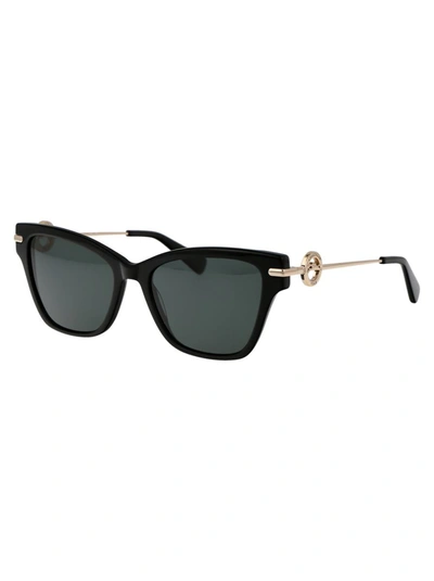 Shop Longchamp Sunglasses In 001 Black