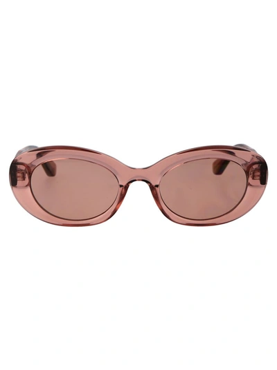 Shop Longchamp Sunglasses In 610 Transparent Rose