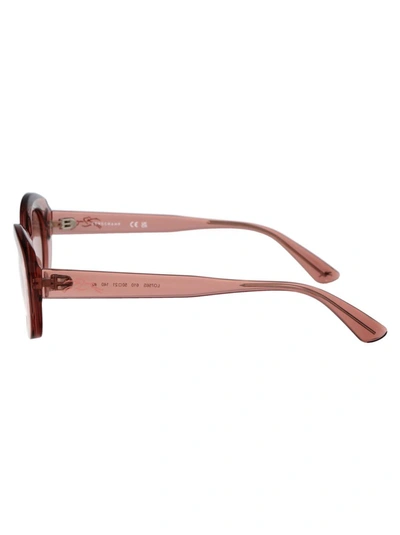 Shop Longchamp Sunglasses In 610 Transparent Rose