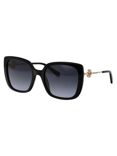 Shop Marc Jacobs Sunglasses In 8079o Black